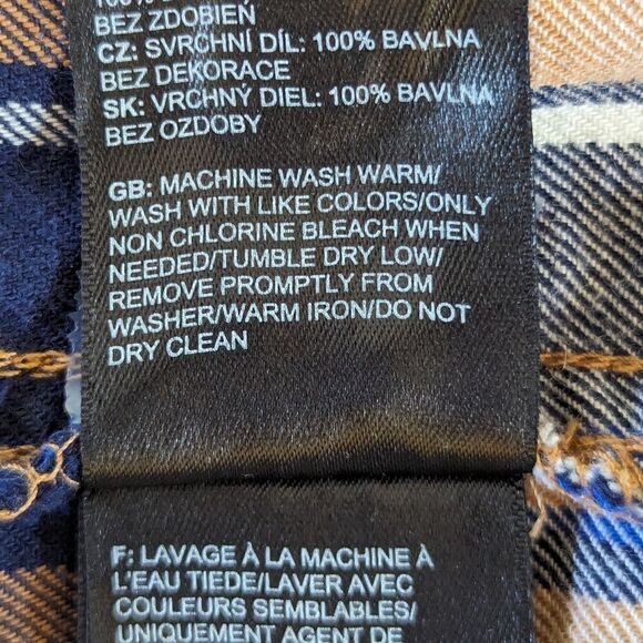 The North Face Boyfriend Plaid Button Front Long Sleeve Shirt sz LG EUC - Picture 14 of 15